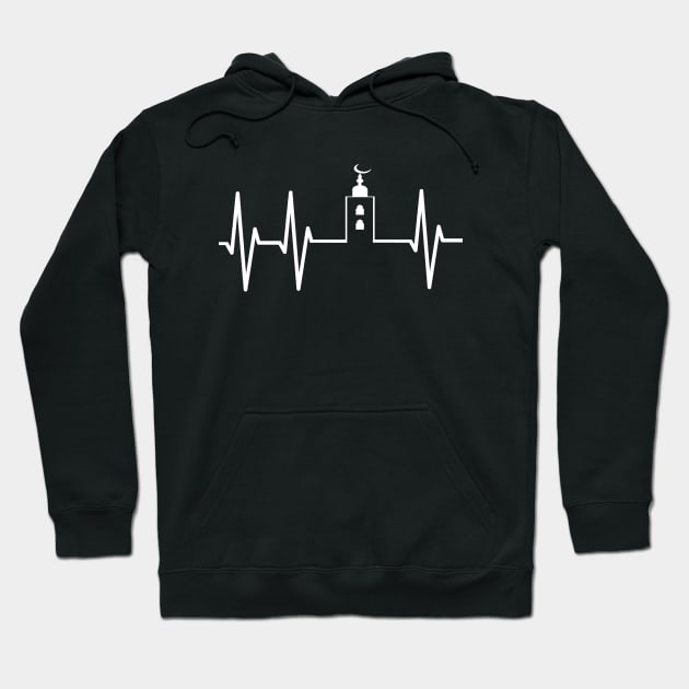 heartbeat religious mosque Hoodie by nabilhaj